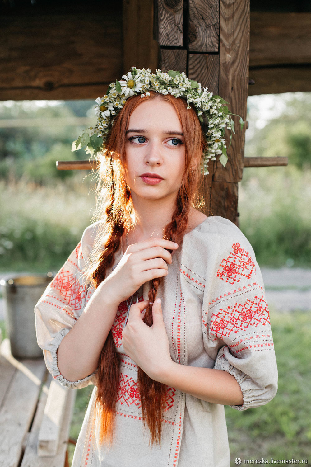 A playful frame from Girls in Slavic costumes — online in Jaipur